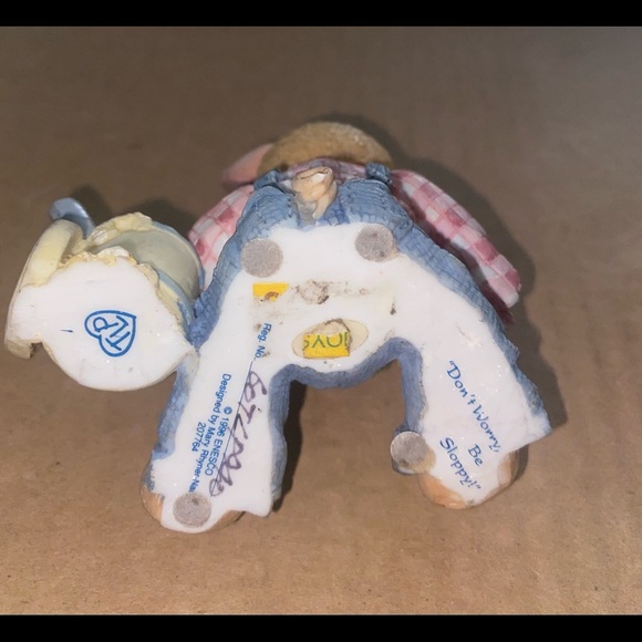 This Little Piggy~Enesco Figurine "Don't Worry Be Sloppy" 1996 by Mary Rhyner - Picture 6 of 6